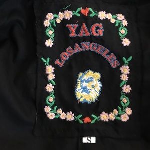 Cotton sweatshirt jacket